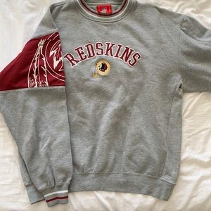 washington redskins football vintage grey sweatshirt
